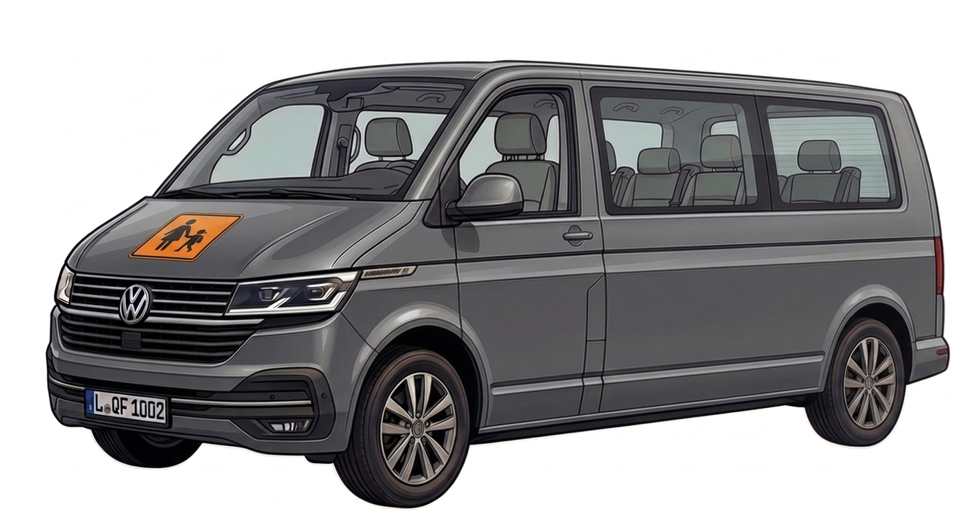 Quadrat Fahrdienst Leipzig - VW T6.1 Kleinbus